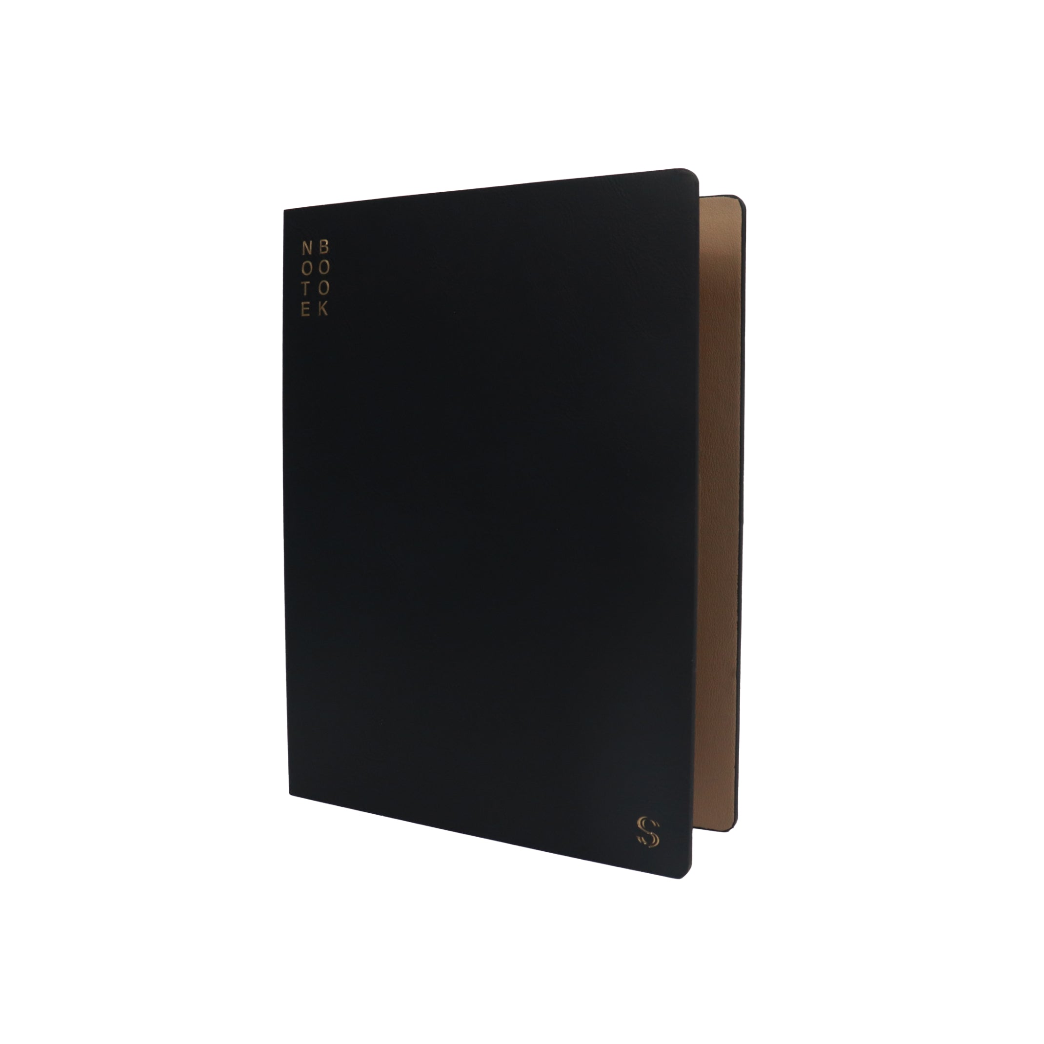Wirebound A5 Leather Notebook